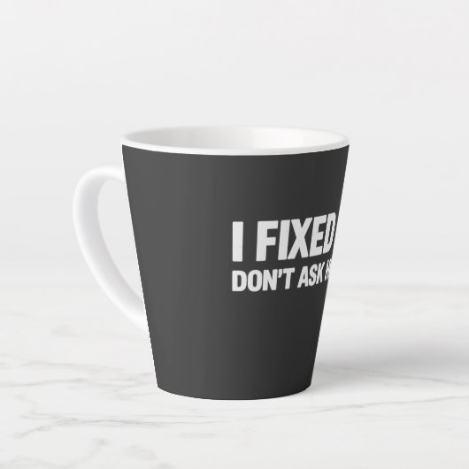 Grappige programmeur debugging humor latte mok (Linkerhoek)