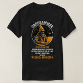 Grappige Programmeur Definitie Coding Techy Softwa T-shirt (Design voorkant)