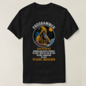 Grappige programmeur definitie software ontwikkela t-shirt (Design voorkant)