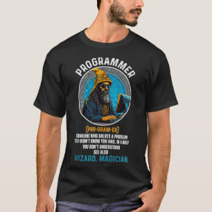 Grappige Programmeur Definitie Tech Coding Softwar T-shirt