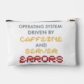 Grappige programmeur koffie- en serverfouten etui (Achterkant)