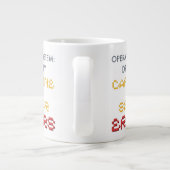 Grappige programmeur koffie- en serverfouten grote koffiekop (Achterkant)