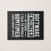 Grappige programmeur software engineer cadeau legpuzzel (Horizontaal)