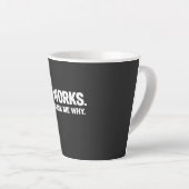 Grappige programmeurshumor voor ontwikkelaars en p latte mok (Rechterhoek)