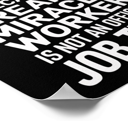 Grappige Property Manager Wall Art Poster (Hoek)