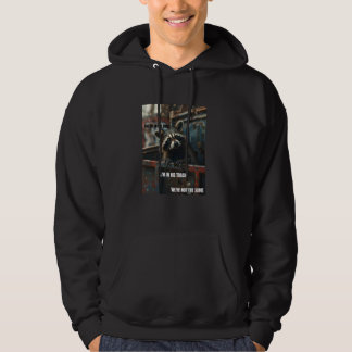 Grappige prullenbak in prullenbak hoodie