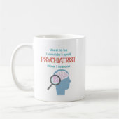 Grappige psychiater Coffee Mugo Koffiemok (Links)