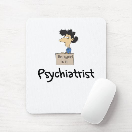 Grappige Psychiater Mousepad Muismat (Met muis)