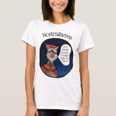 Grappige Psychische Llama Pun Joke Inspirerend Gez T-shirt (Voorkant)