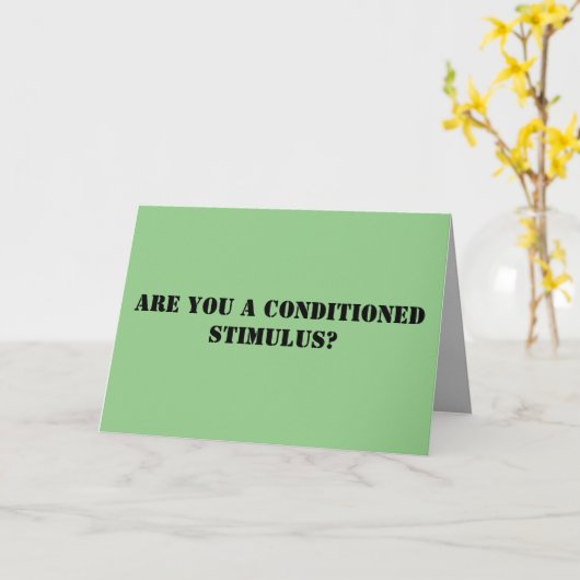 Grappige psychologie houdt van Kaart (Gele Bloem)