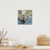 Grappige psychologie-"validatie"-poster poster (Keuken)