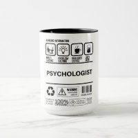 Grappige psycholoog omgaan met informatie