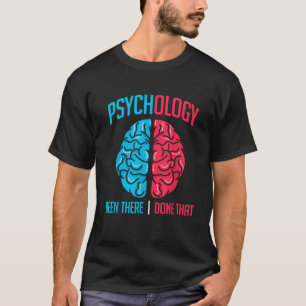 Grappige Psycholoog Psychologie Student Gift Brain T-shirt