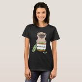 Grappige Pug Antidepressivum Pillen T-shirt (Voorkant volledig)