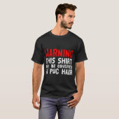 Grappige Pug - Bedekt Met Pug Haar T-shirt (Voorkant volledig)