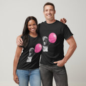 Grappige Pug Bubble Gum Hond T-shirt (Unisex)