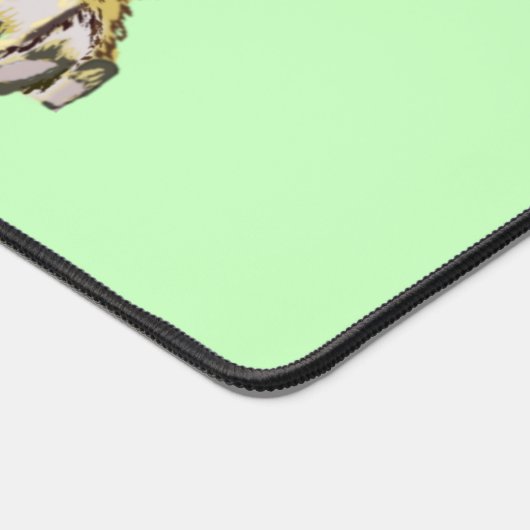 Grappige Pug Dog Custom Kleuren Bureaumat (Hoek)