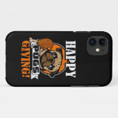 Grappige Pug Hond Gelukkige Pugsgiving Dankdag Case-Mate iPhone Case (Achterkant (horizontaal))