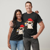 Grappige Pug is een schilder T-shirt (Unisex)