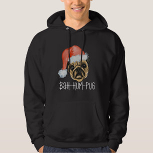 Grappige Pug Kerstmis Hond Moeder Pap Pyjama Class Hoodie