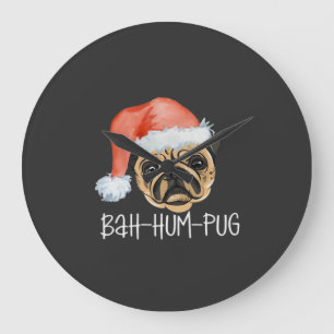 Grappige Pug Kerstmis Hond Moeder Vader Pyjama Maa Grote Klok