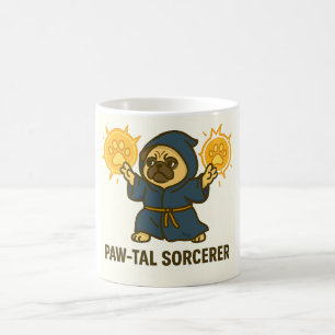 Grappige pug koffiemok
