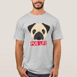 Grappige Pug Leven T-shirt