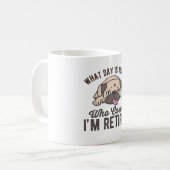 Grappige Pug Lover Mok Gift (Voorkant links)