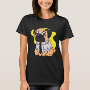 Grappige Pug Puppy Hond Nee T-shirt
