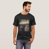 Grappige Pug Puppy In Ruimte Graphic T-shirt (Voorkant volledig)