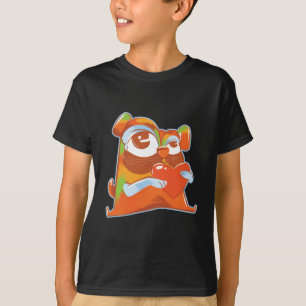 Grappige Pug Snoepjes Hond Ontwerp T-shirt