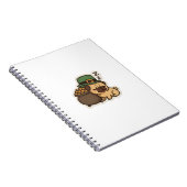 Grappige Pug St.Patrick's Dag Notitieboek (Rechterzijde)