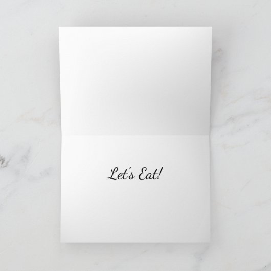 Grappige pug verjaardag kaart (Binnen)