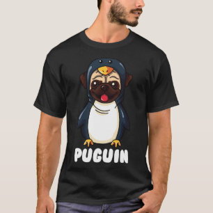 Grappige Pug verkleed als een Pinguïn Pinguïn 322 T-shirt