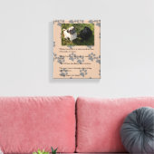 Grappige PUG-wetten van eigendom Canvas Afdruk (Insitu (Woonkamer))