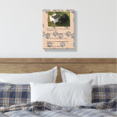 Grappige PUG-wetten van eigendom Canvas Afdruk (Insitu (Slaapkamer))