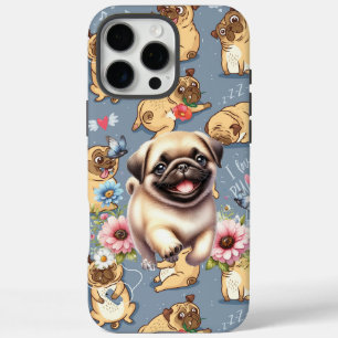 Grappige Pugs iPhone 16 Pro Max Hoesje