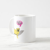 Grappige Pugs Heersen over Cadeaus Koffiemok (Voorkant links)