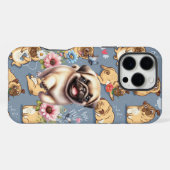 Grappige Pugs  iPhone Hoesje (Achterkant horizontaal)