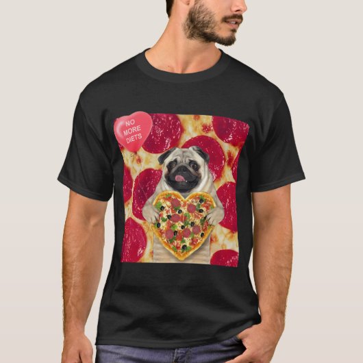 Grappige Pugs Met Pistolen T-shirt (Voorkant)
