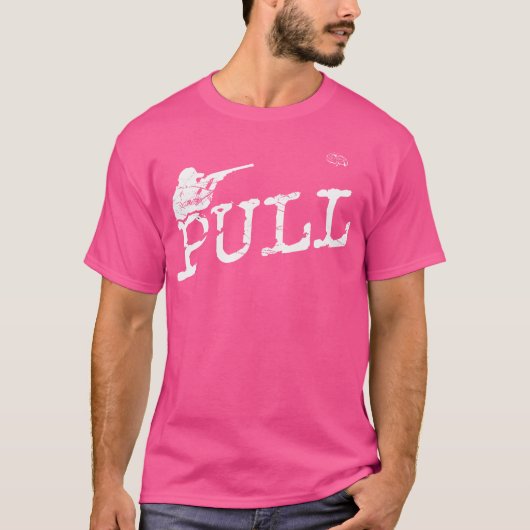 Grappige Pull Trap Schieten T-shirt (Voorkant)