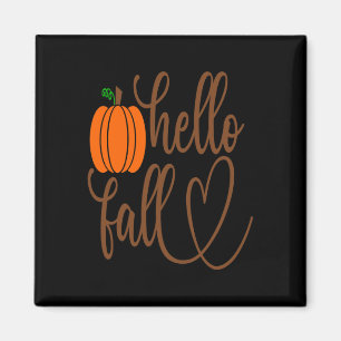 grappige Pumpkin-gezicht Halloween Hallo Herfst jo Magneet