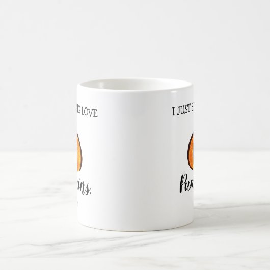 Grappige Pumpkin Spice Latte Liefde Koffiemok (Center)