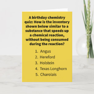 Grappige Pun Cattle List Gelukkige Verjaardag Kaart
