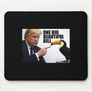 Grappige Pun Donald Trump Een Grote Mooie Rekening Muismat