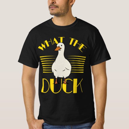 Grappige Pun Duck Lover - Wat de eend Shirt (Voorkant)