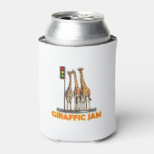 Grappige Pun Giraffe Jam Blikjeskoeler (Blikje Voorkant)