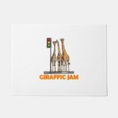 Grappige Pun Giraffe Jam Deurmat (Voorkant)