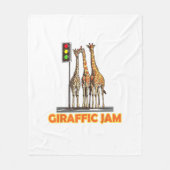 Grappige Pun Giraffe Jam Fleece Deken (Voorkant)