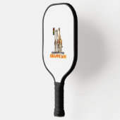 Grappige Pun Giraffe Jam Pickleball Paddle (Links)